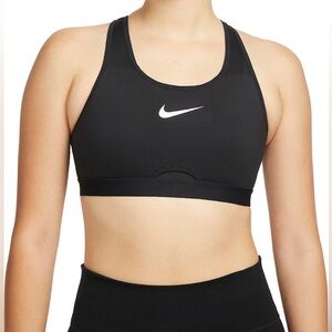NWT Nike Sports Bra High-Support Women's XXL A-B Black Dri-Fit Mesh DD0428-010